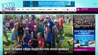 Race to Robie Creek Registration Opens Monday - 107.9 LITE FM