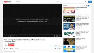 Robik ex Bangla Tutorial || How To Exchange Money On Robik EX ...