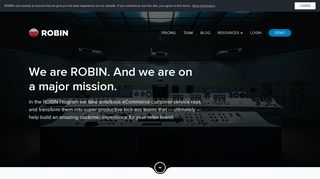 ROBIN | eCommerce customer service for retail brands