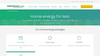 Home Energy | Electricity & Gas | Robin Hood Energy