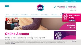 Online Account | Ebico - Fair energy deals