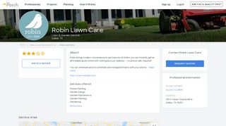 Robin Lawn Care. Lawn & Garden Service - Dallas, TX. Projects ...