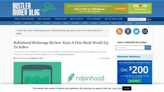 Robinhood Brokerage Review: Earn A Free Stock Worth Up To $180+