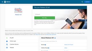 Robison Oil: Login, Bill Pay, Customer Service and Care Sign-In - Doxo