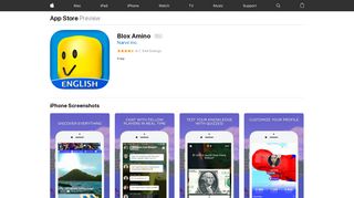 Blox Amino on the App Store - iTunes - Apple