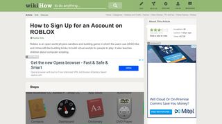 How to Sign Up for an Account on ROBLOX: 6 Steps (with Pictures)