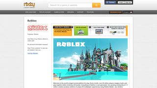 Buy Roblox game codes and cards - Rixty