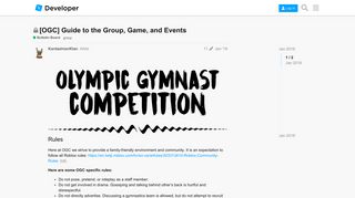 [OGC] Guide to the Group, Game, and Events - Bulletin Board ...