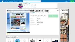 ROBLOX Homepage - Roblox