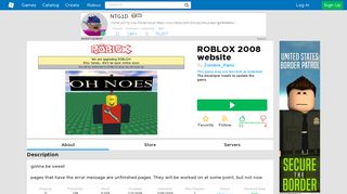 ROBLOX 2008 website - Roblox