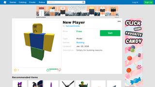 New Player - Roblox