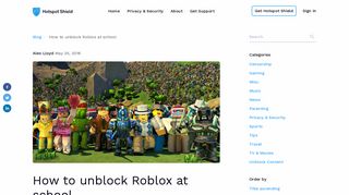 Roblox unblocked | How to unblock Roblox at school