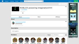 ROBLOX powering imagination!!!!!!! - Roblox