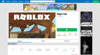 Sign-Up - Roblox