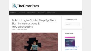 Roblox Login Guide: Step By Step Sign In Instructions ...