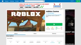 roblox home - Roblox