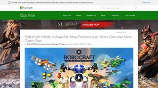 Robocraft Infinity is Available Now Exclusively on Xbox One and Xbox ...