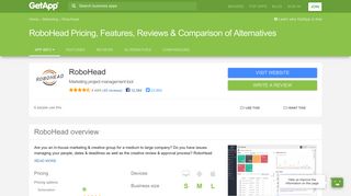RoboHead Pricing, Features, Reviews & Comparison of Alternatives ...