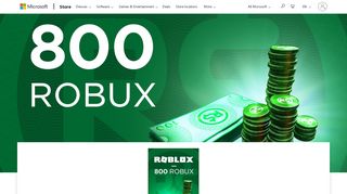 Buy 800 Robux for Xbox - Microsoft Store