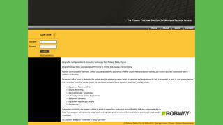 info - Elog - Robway Safety
