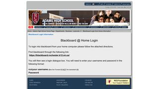 Rochester Community Schools - Blackboard Login from Home ...