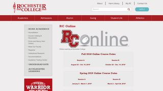 RC Online - Rochester College