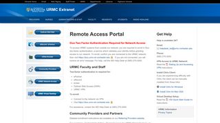 URMC Remote Access (VPN) – University of Rochester Medical Center