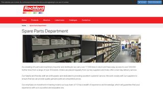 Spare Parts Department - Rochford Garden Machinery