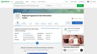 Working at Regional Organized Crime Information Center | Glassdoor