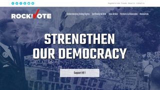 Rock the Vote - Register to Vote, Find Election Info and More!