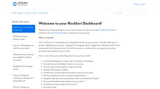 Welcome to your Rockbot Dashboard! – Rockbot Support