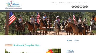 Rockbrook Camp For Girls | Find a Camp