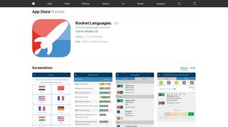 Rocket Languages. on the App Store - iTunes - Apple