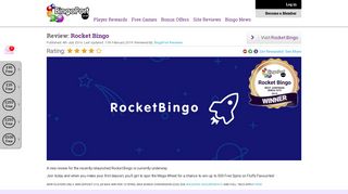 Rocket Bingo Player Reviews and Exclusive Offers - BingoPort