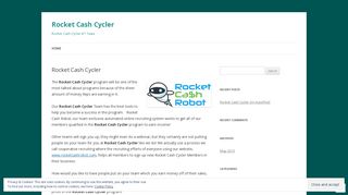 Rocket Cash Cycler - WordPress.com