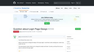 Question about Login Page Design · Issue #2556 · RocketChat/Rocket ...