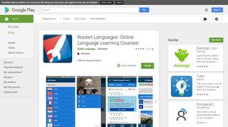Rocket Languages: Online Language Learning Courses - Apps on ...