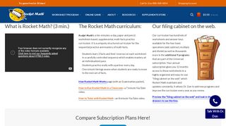 Basic math facts learning curriculum worksheets access Rocket Math ...