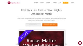 Rocket Matter: Cloud-Based Legal Case Management & Billing Software