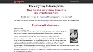 Learn how to play piano with Rocketpiano piano lessons