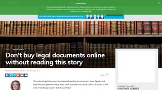 Don't buy legal documents online without reading this story ...