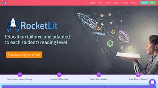 RocketLit ~ Learn Science and History and Drive Reading Growth