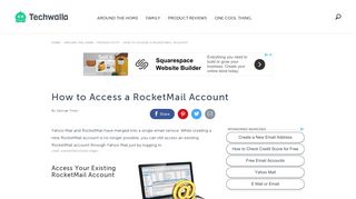 How to Access a RocketMail Account | Techwalla.com