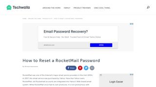 How to Reset a RocketMail Password | Techwalla.com