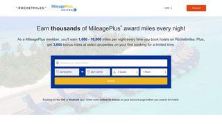 earn 3000 bonus United MileagePlus miles - Rocketmiles