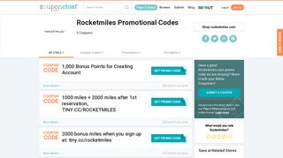 Rocketmiles Promotional Codes - Save w/ Feb. 2019 Coupons
