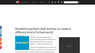 RocketOn partners with Animax to create a different kind of virtual ...