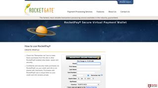 RocketGate® - How to use RocketPay®