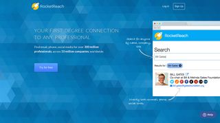 RocketReach - Find email, phone & social media links for anyone