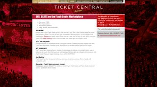 Rockets-Flash Seats: Selling Seats Overview